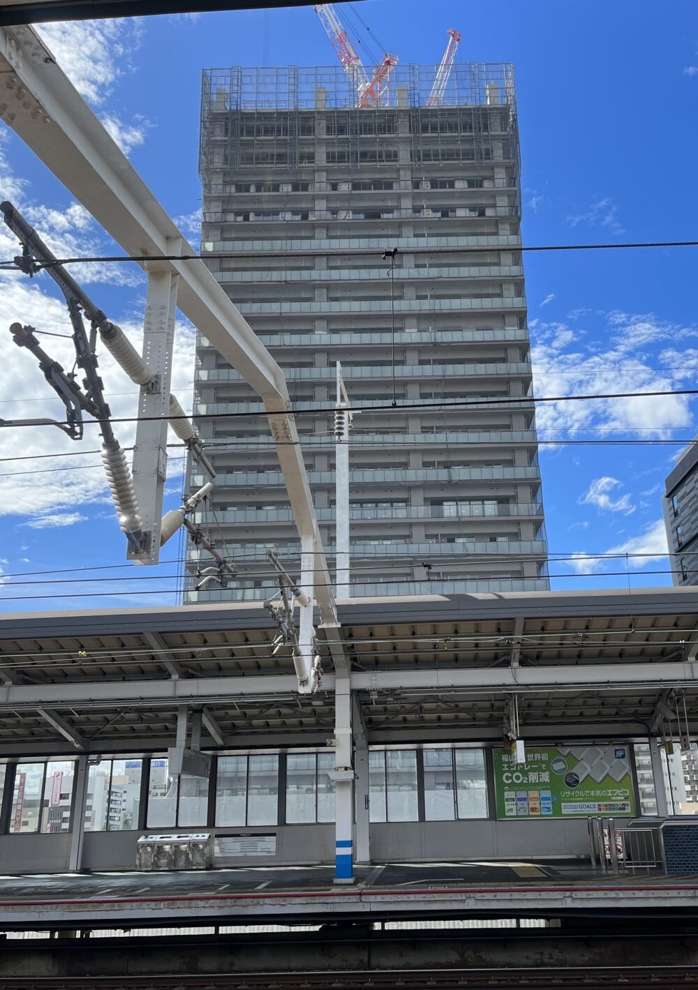JR福山駅から見るマンション！！